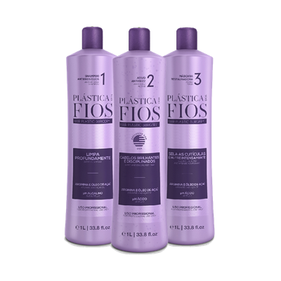 Hair Plastic Surgery 3 Step 33 oz Plastica dos Fios