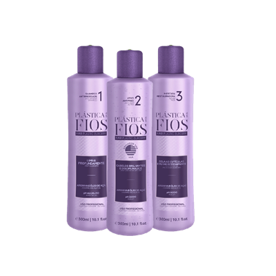 Hair plastic surgery 3 Step Starter Kit Plastica dos Fios